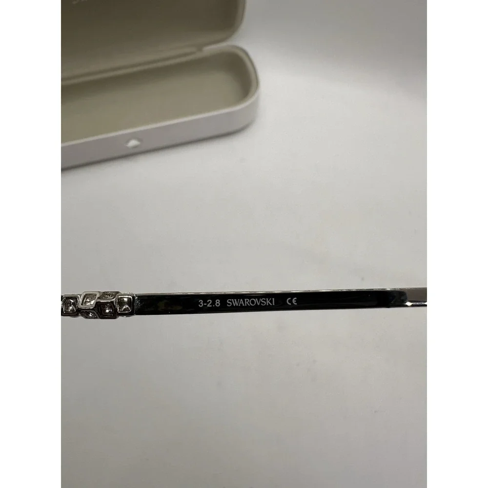 Swarovski SK5285 001 Eyeglasses Frames Only Black Crystal‎ 54-15 140 w Case